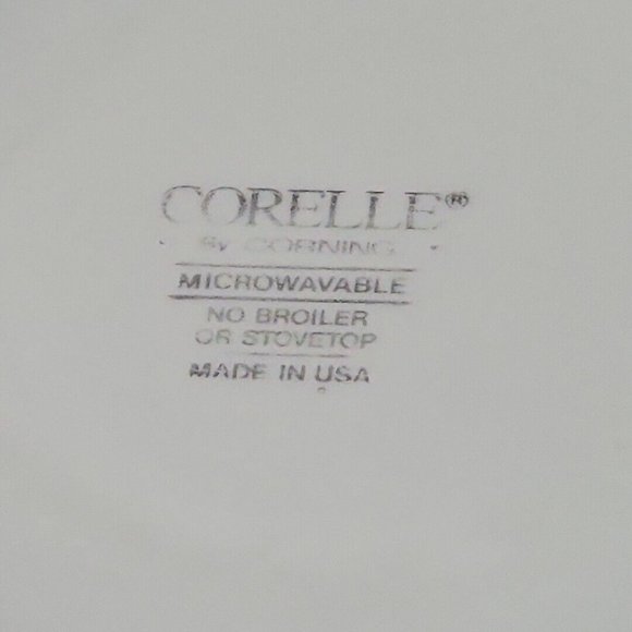 2 Corning Corelle SAND & SEA Pattern Coupe Cereal Soup Bowls 6" blue beige band - Picture 7 of 9